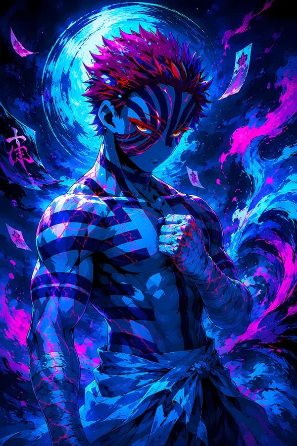 Prisma Panels artwork Blue Demon