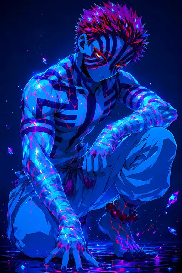 Prisma Panels artwork Blue Crouch