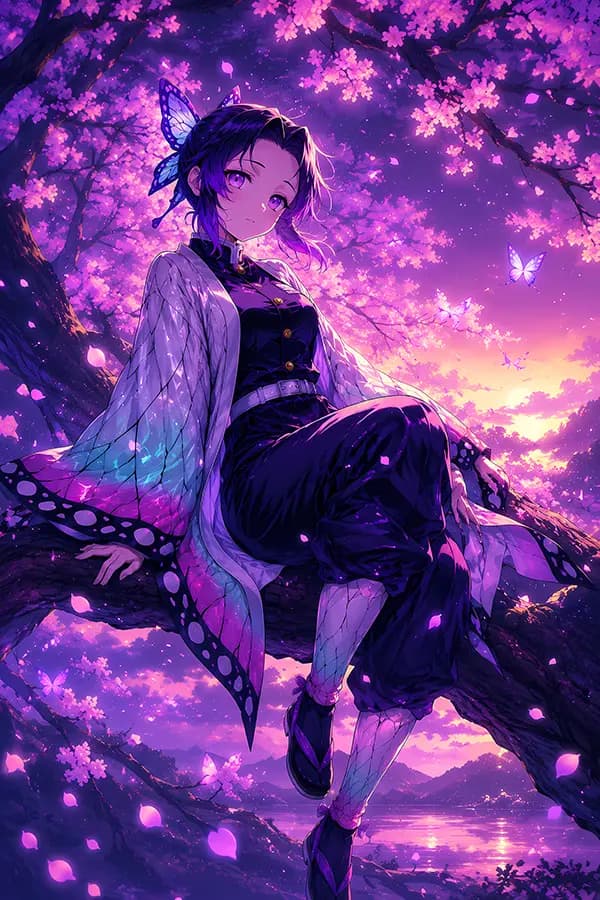 Prisma Panels artwork Butterfly Night