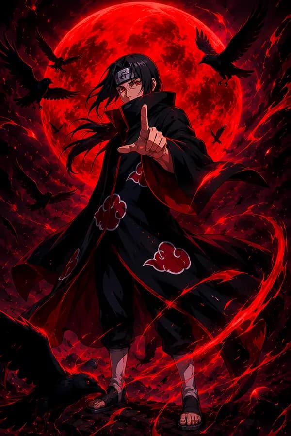 Prisma Panels artwork Red Cloak