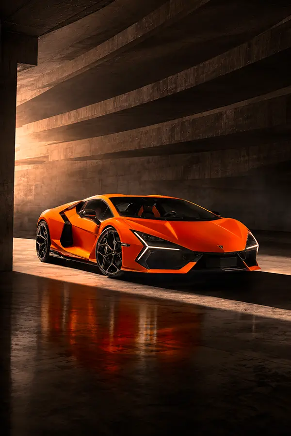 Prisma Panels artwork Orange Garage Supercar